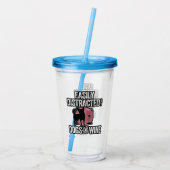 リスやワインに気を取られやすい アクリルタンブラー (裏面)