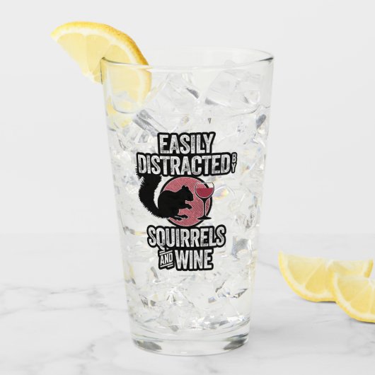 リスやワインに気を取られやすい タンブラーグラス (アイス正面)