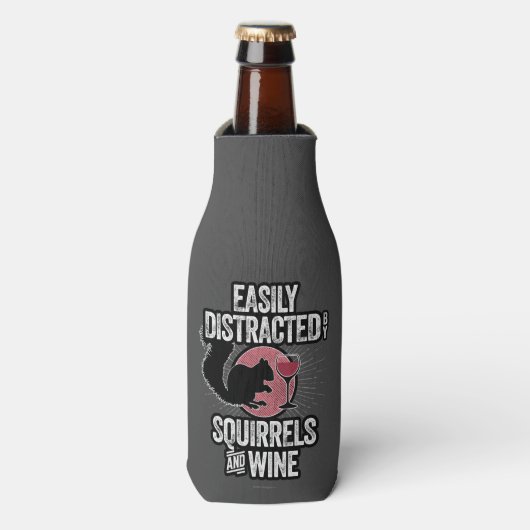 リスやワインに気を取られやすい ボトルクーラー (ボトル正面)