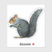 リスよくはしゃぐルのビニールのシール シール (シート)