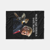 リスを再び安全にするリスP'nu フリースブランケット (正面(横))