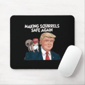 リスを再び安全に トランプ マウスパッド (マウス)