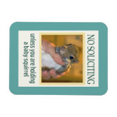 リスを勧誘しない マグネット (横)