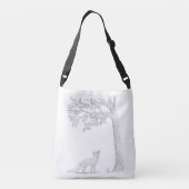 リスを見つける クロスボディバッグ (裏面)