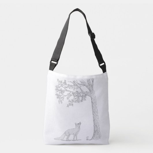 リスを見つける クロスボディバッグ (正面)