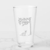 リスを見つける タンブラーグラス (正面)