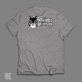リスを語りかける人 - かわいい森の生き物 Tシャツ