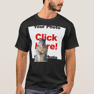 リスを追加するカスタムフォトTシャツ Tシャツ