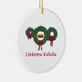 リスアニアのクリスマス2 セラミックオーナメント (右)