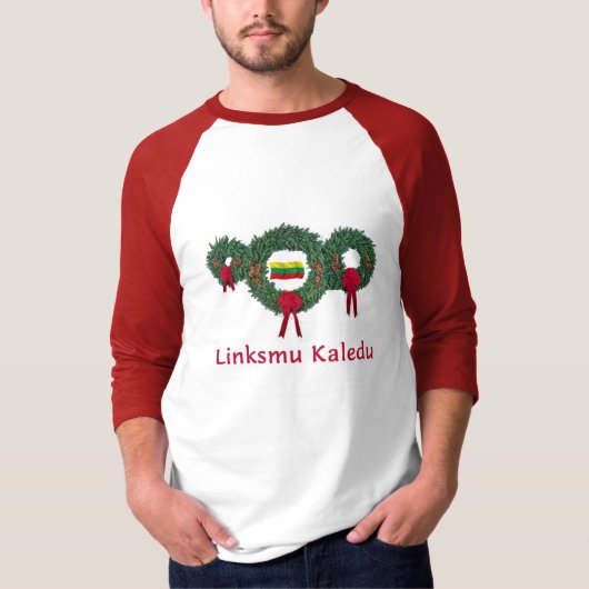 リスアニアのクリスマス2 Tシャツ (正面)