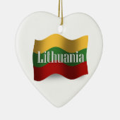 リスアニアの振る旗 セラミックオーナメント (右)