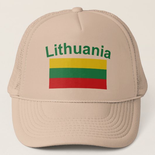 リスアニアの旗 キャップ (正面)