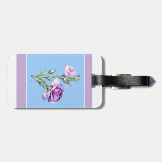 リスエレガントアンツスブルー荷物タグ ラゲッジタグ (裏面横)