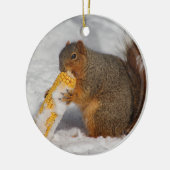 リスオーナメント セラミックオーナメント (左)