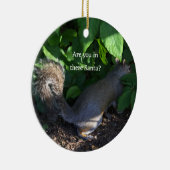 リスオーナメント セラミックオーナメント (右)