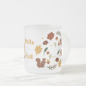 リスカスタマイズル秋林 フロストグラスマグカップ (正面右)