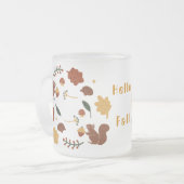 リスカスタマイズル秋林 フロストグラスマグカップ (正面左)