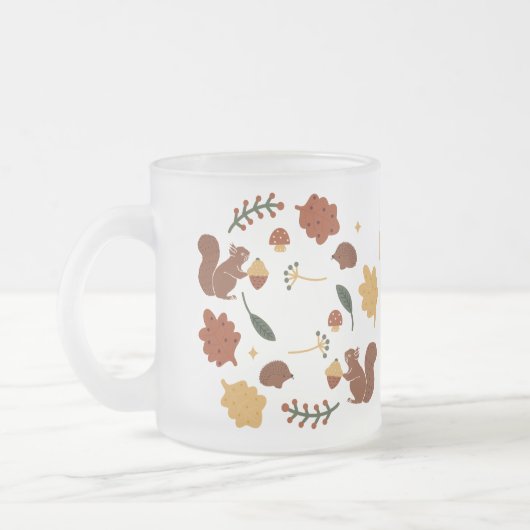 リスカスタマイズル秋林 フロストグラスマグカップ (左)