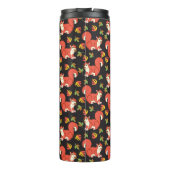 リスカスタムリスと紅葉の模様 タンブラー (裏面)