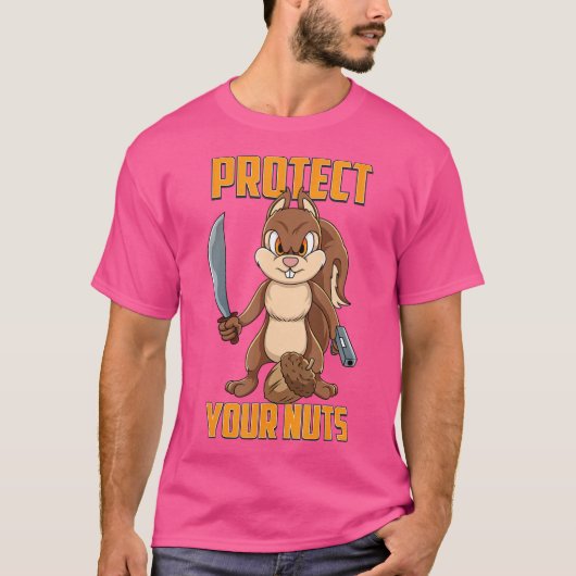 リスカッコいいルお保護りリスのハンターG Tシャツ (正面)