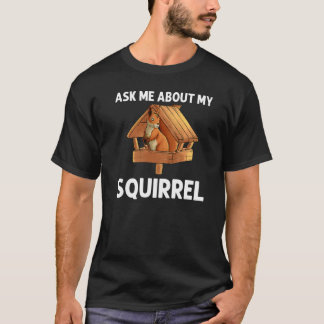 リスカッコいいル女男性へ性Chipmunk Zookeeper Ani Tシャツ
