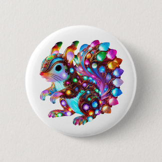 リスカラフルル – 自然のシミがコルで鮮やかある 缶バッジ