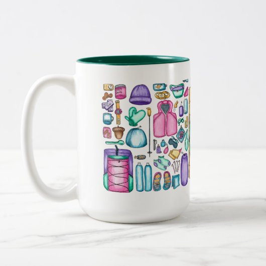 リスギアスプレッドバックパッカーマグ ツートーンマグカップ (左)