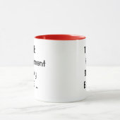 リスクおもしろい管理引用文Joke Risk Manager マグカップ (中央)