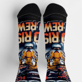 リスクなし報酬なし – Samurai Tiger ソックス (上部)