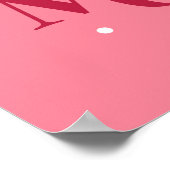 リスクなし魔法ピンク ポスター (角)