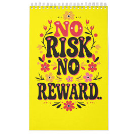 リスクなし、報酬なしはっきりした- やる気を起こさせる カレンダー