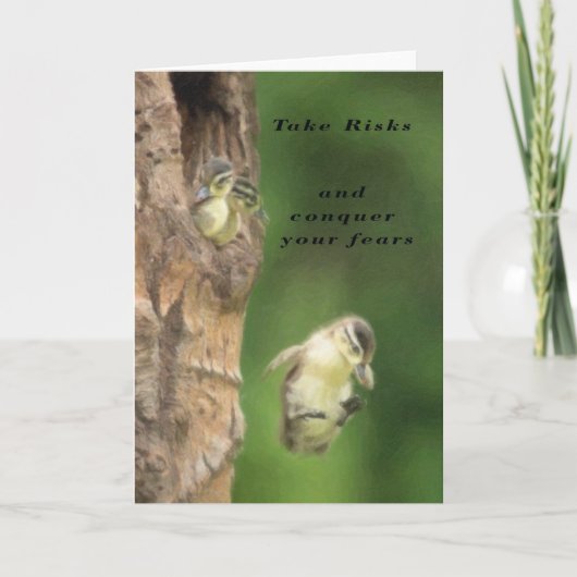 リスクの勇気付けられる カード (正面)