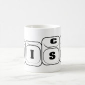 リスクまたはリッチ コーヒーマグカップ (中央)