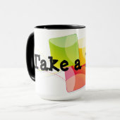 「リスクを負う」Mug マグカップ (正面左)