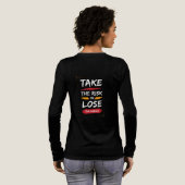 リスクを負ってチャンスを失感動的う トライブレンドＴシャツ (背面全体)
