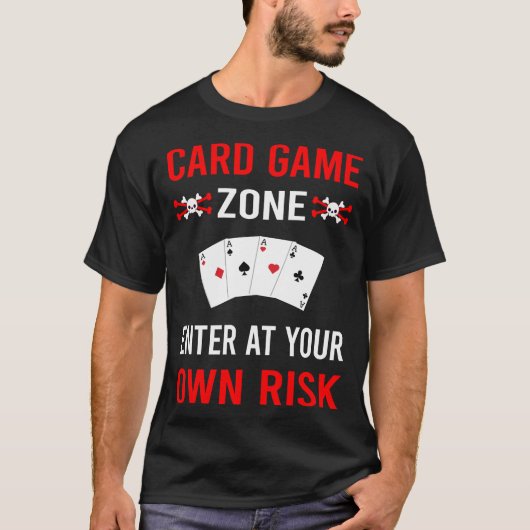 リスクゾーン カードゲーム Tシャツ (正面)