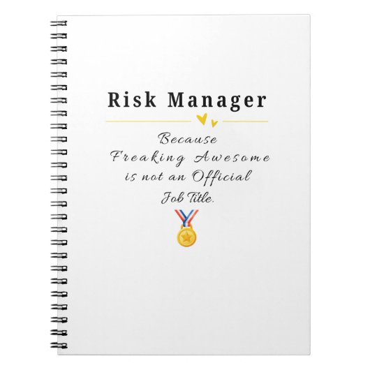 リスクマネージャー ノートブック (正面)