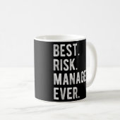 リスクマ最高のネージャのEver Risk Manager評価 コーヒーマグカップ (正面右)
