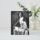 リスクヴィンテージフラッパー女フランスのの子の写真はがき ポストカード (スタンド正面)