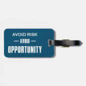 リスク回避の機会 ラゲッジタグ (裏面横)
