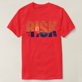 リスク9 Tシャツ (デザイン正面)