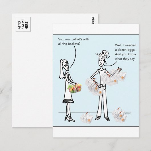 リスク:はがき ポストカード (正面/裏面)