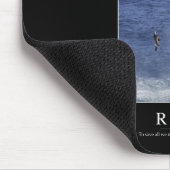 リスク：感動的引用文1 マウスパッド (コーナー)