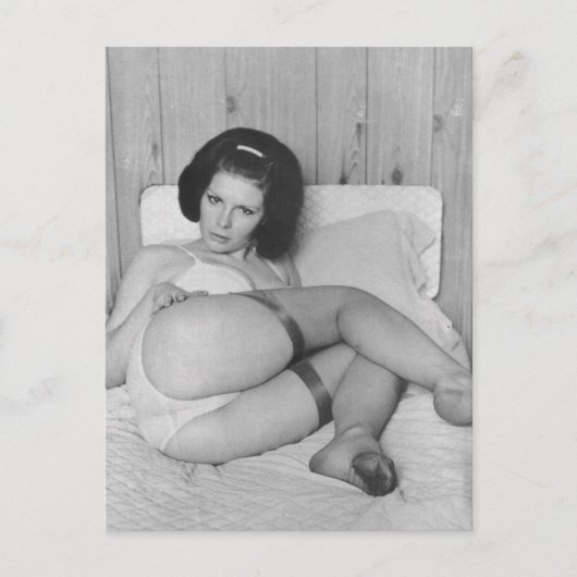 リスケーヴィンテージランジェリーモデル ポストカード (正面)