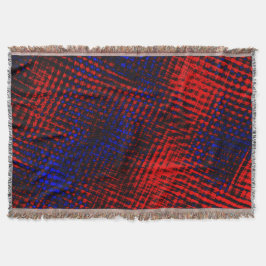 リスコスヴェルメルホスcruzados e fundo azul? スローブランケット