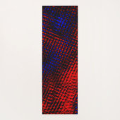 リスコスヴェルメルホスcruzados em fundo azul? ヨガマット (裏面)