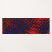 リスコスヴェルメルホスcruzados em fundo azul? ヨガマット (正面(横))