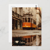 リスサボンのシュトラセンバーン |ポルトガル ポストカード (正面/裏面)