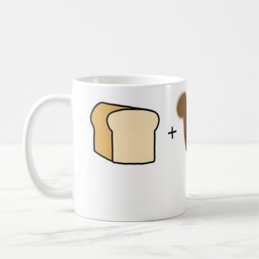 リスサンドイッチマグ コーヒーマグカップ (左)