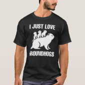 リスザルが大好き Tシャツ (正面)